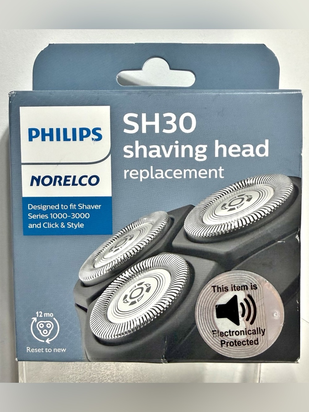 Philips Norelco SH30 Shaving Head Replacement ~ Fits Series 1000-3000  ~ NIB